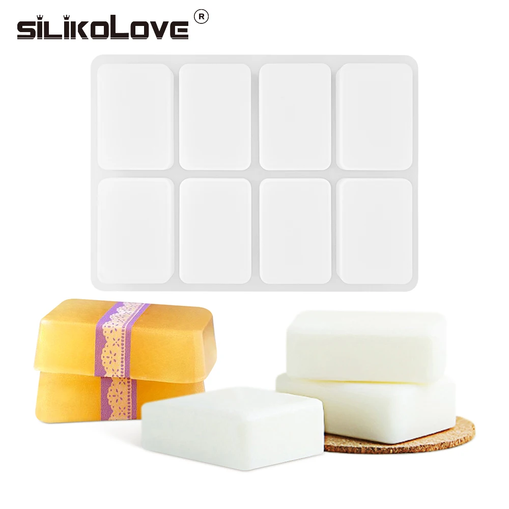 Силиконовая форма SILIKOLOVE для мыла ручной работы 8 ячеек | Дом и сад