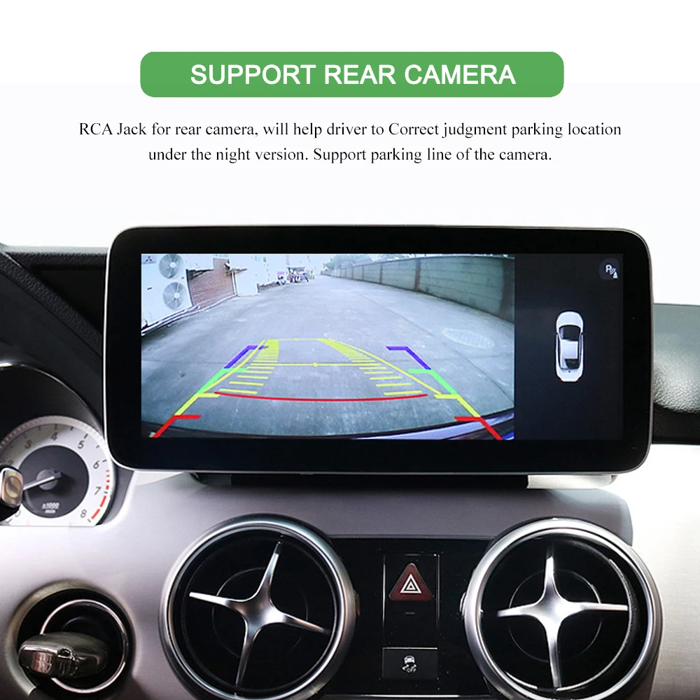 Автомобильный монитор Bonroad 10 25 дюйма android 0 для Mercedes Benz GLK Class X204 2008 2015 с gps bluetooth