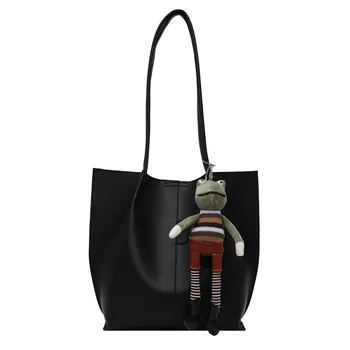 

Solid color Simple PU leather luxury bag Women's shoulder handbag bags for women 2020 bolsos para mujer purse bolsos de mujer