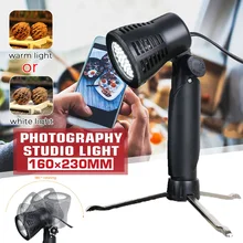 5500K 60 Светодиодный лампы Studio теплый светильник гибкий с пневматическим амортизатором маленький LED-светильник светодиодный студийный светильник s прямую трансляцию светильник s