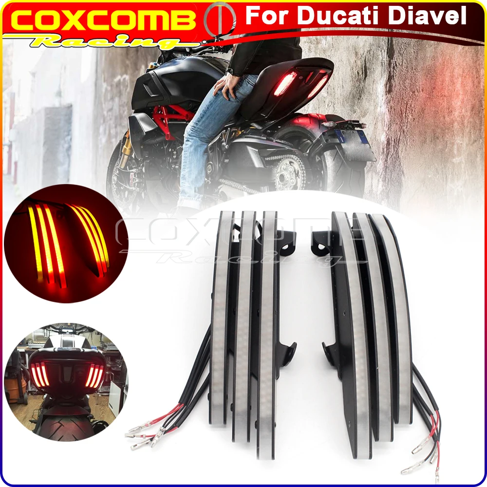 

Фонарь поворотный задний со встроенным светодиодным индикатором тормоза для Ducati Diavel 2011-2018 959 Panigale 2019