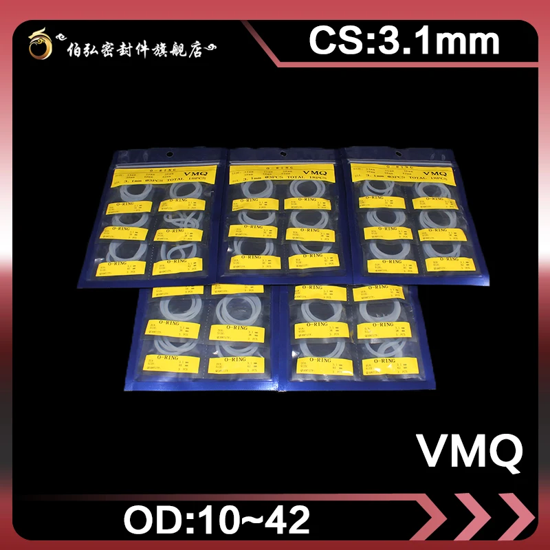 Белое силиконовое уплотнительное кольцо CS3.1mm