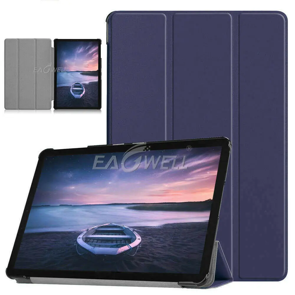 Трехслойный умный чехол для Samsung Galaxy Tab A 10,5 дюймов SM-T590 T595 T597 чехол из искусственной кожи с откидной крышкой