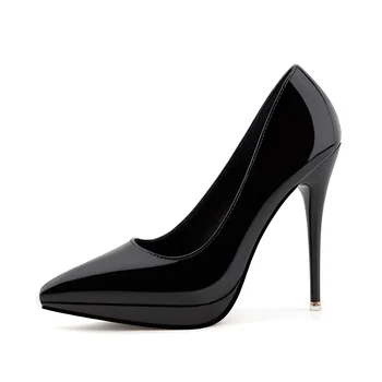 

11.5CM PUMPS fashion point waterproof platform high heels nightclub sexy women's shoes stiletto shallow mouth professional