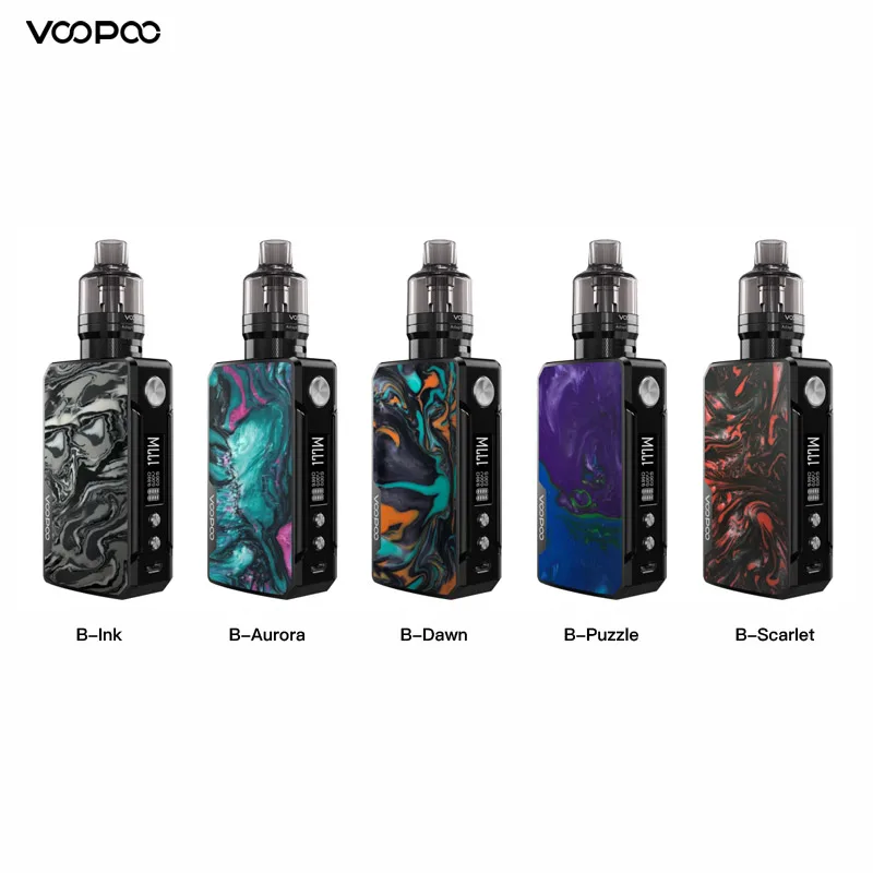 Новый комплект VOOPOO DRAG 2 обновленная версия 177 Вт бокс-мод Drag Pnp Pod Tank 4 5 мл