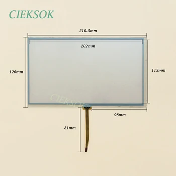 

ST-09002 4 Wire Handwritten Touch for Industrial DVD GPS Navigator Digitizer of 9.0 inch Touch 210.5x126mm 211*126mm