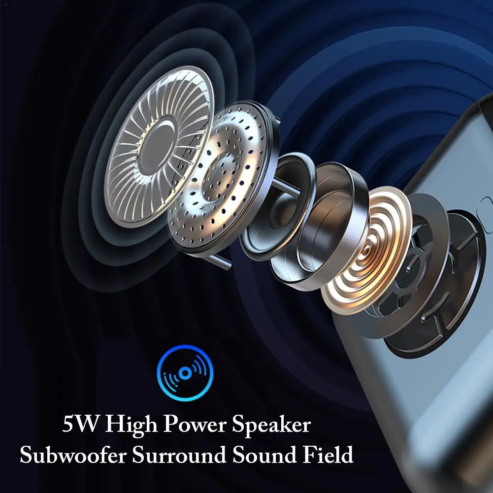 Новинка, F9, 3 в 1, TWS, Мини, Bluetooth, 5,0, наушники, Smart Touch, Спортивная, стерео, беспроводная гарнитура, 6D, объемный звук, динамик