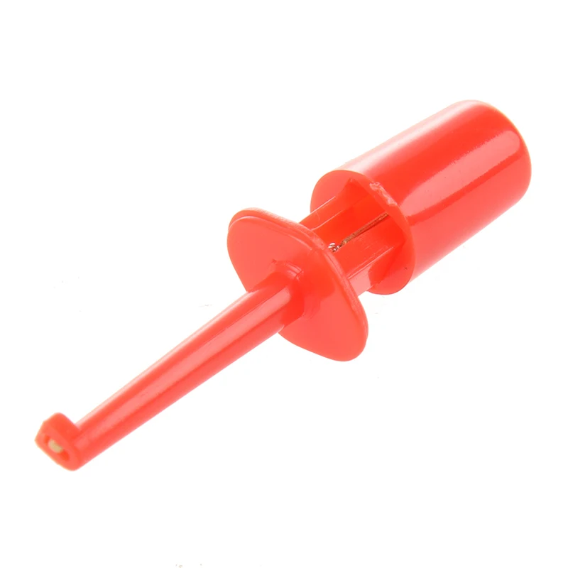 SODIAL(R) Red Multimeter Lead Wire Test Hooks Clip Set 10 Pcs