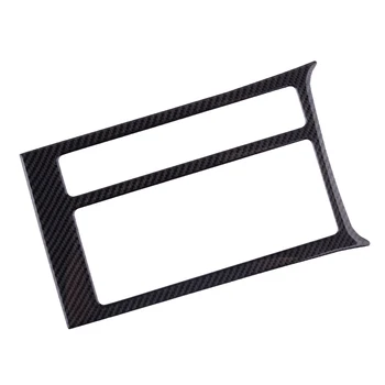 

Black Carbon Fiber Water Cup Holder Panel Cover fit for VW Golf MK7 VII 2013 2014 2015 2016 2017