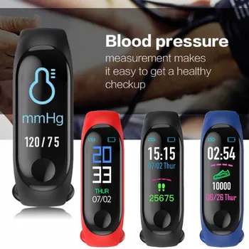 

Smart blood pressure watch band Sport Bracelet Wristband Blood Pressure meter Heart Rate Monitor Pedometer Smart Watch men Women