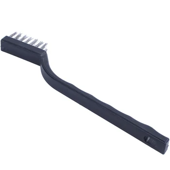 

6 Pieces Mini Stainless Steel Wire Brush Set for Cleaning Welding Slag and Rust