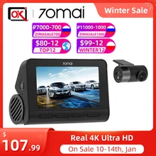 70mai – caméra de tableau de bord 4K A800S HD, Sony IMX415, GPS intégré, ADAS, Ultra HD 2160P, avant et arrière, DVR, 140FOV