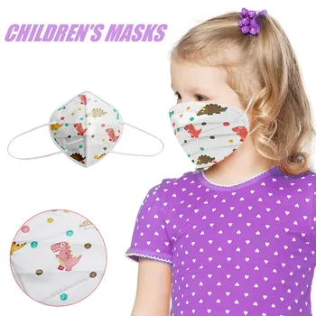 

10/20/30/50/100PCS Children's High-Density Mask Wind Mist Pollution Filter Face Mask Reusable Mask Mouth Caps Breathable Cloth M