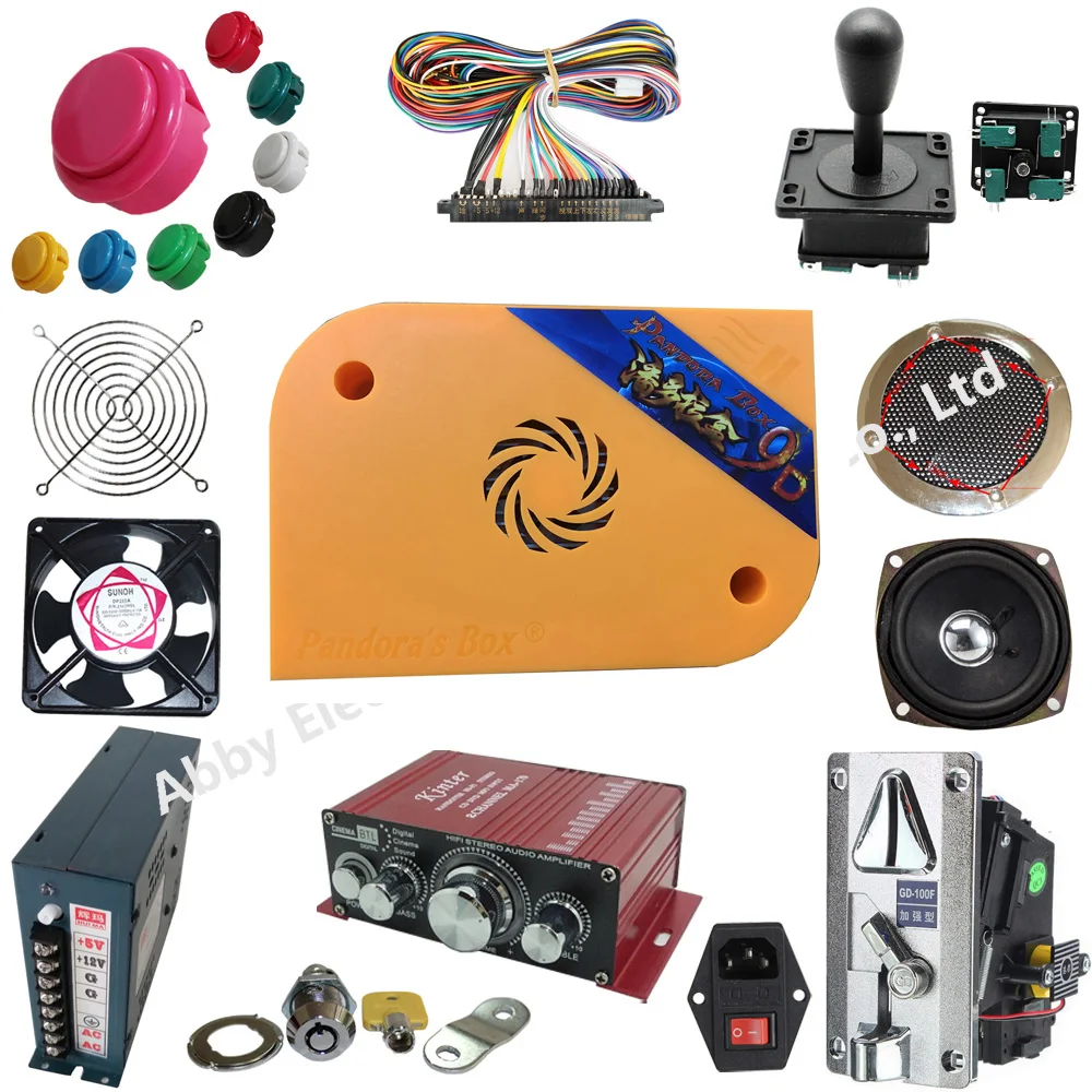 DIY аркадные части пряди набор с 2500 В 1 оригинальный pandora box 9D джойстик