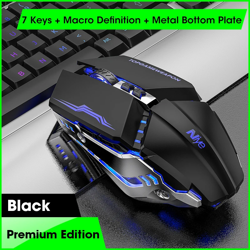 Ergonomic Wired Gaming Mouse LED 3200 DPI USB Computer Mouse Gamer Mice G10 Silent Mause With Backlight Cable For PC Laptop pink mouse gaming Mice