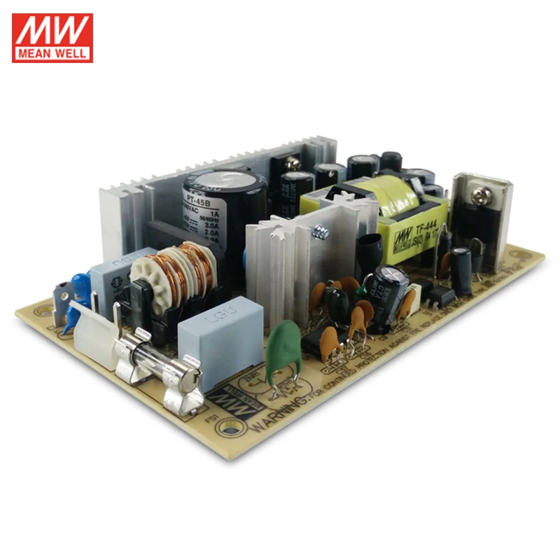 MEAN WELL PT 45B 42 6 Вт тройной выход импульсный источник питания 110 V/220 V AC до 5V 12 DC 3A 2A 0.3A PCB