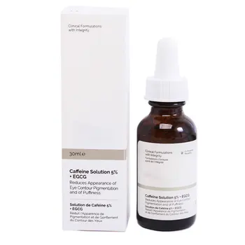 

30ml The Ordinary Skincare Caffeine Solution 5% + EGCG Eye Serum Anti-aging Anti-oxidation Lighten Dark Circles Reduce Puffiness