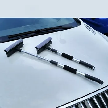 

Car Glass Scratch Double Sided Window Glass Wiper Stainless Steel Rubber Window Cleaner Car Double - Sided Glass Window Cleaning