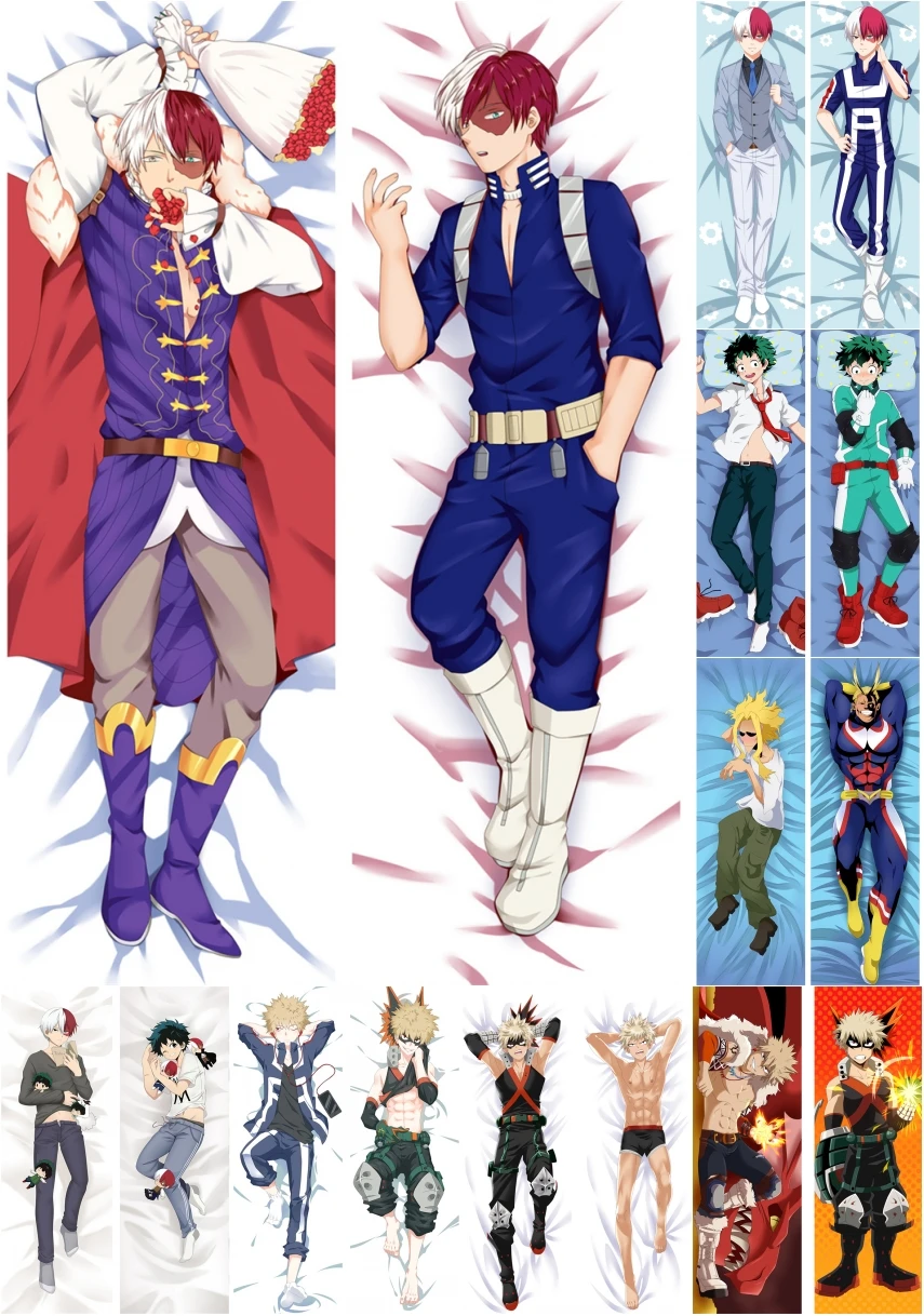 Мой герой Академия мидория изюку Deku все может Bakugou Katsuki Todoroki Shoto Косплей Подушка