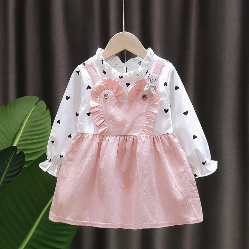 

Newborn Baby Girl Dress Long Sleeve Princess Toddler Dresses for Girls Clothes Casual Cute Baby Girl Clothing Vestidos 0-2Y