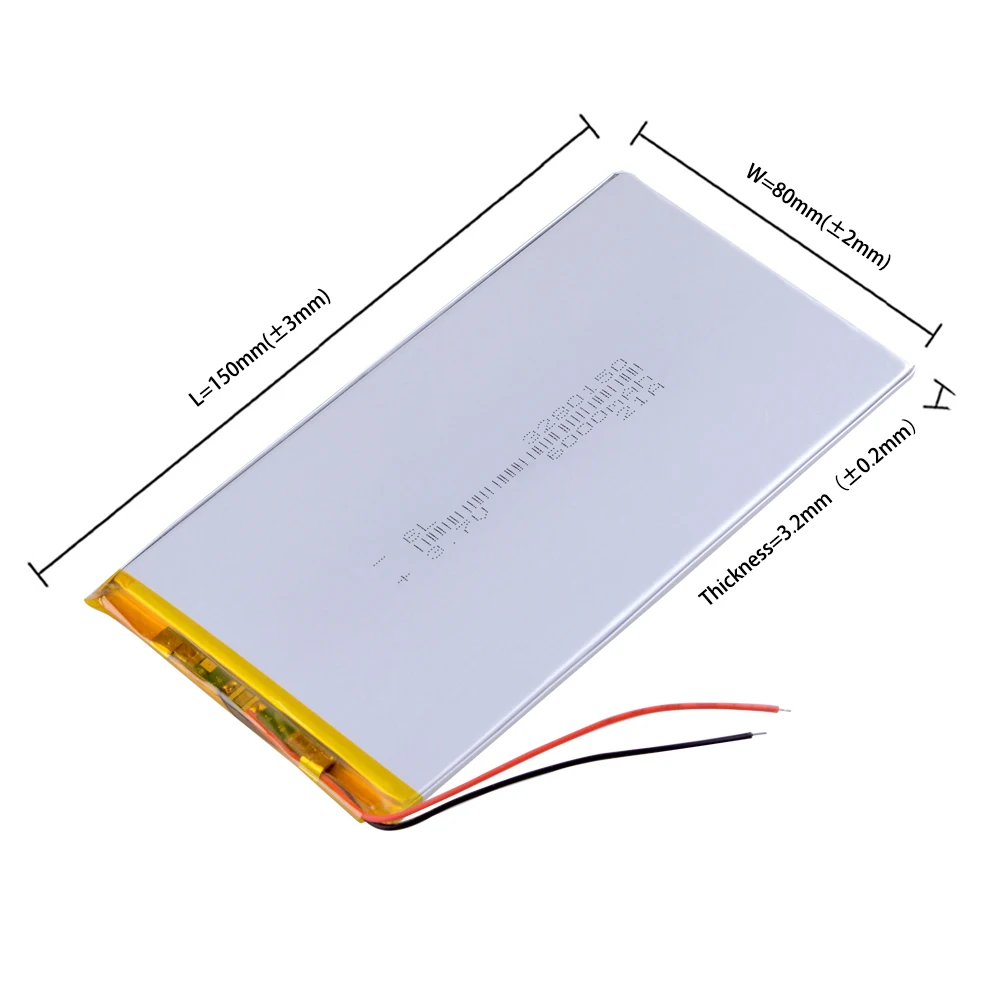 Li-ion Battery 3.7v 6000mah For V88 V971 M9 Tablet Pc