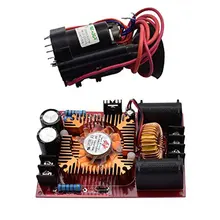 ZVS Tesla Coils Flyback Driver Module Induction Heating Board Power Module Heater With Ignition Coil Tesla coil flyback driver zvs tesla coil flyback driver sgtc marx generator jacob s ladder 12 30v dc red