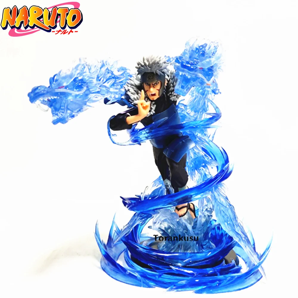 Наруто Senju Tobirama водный Дракон пуля ПВХ Фигурки DIY Набор Аниме Shippuden фигурка
