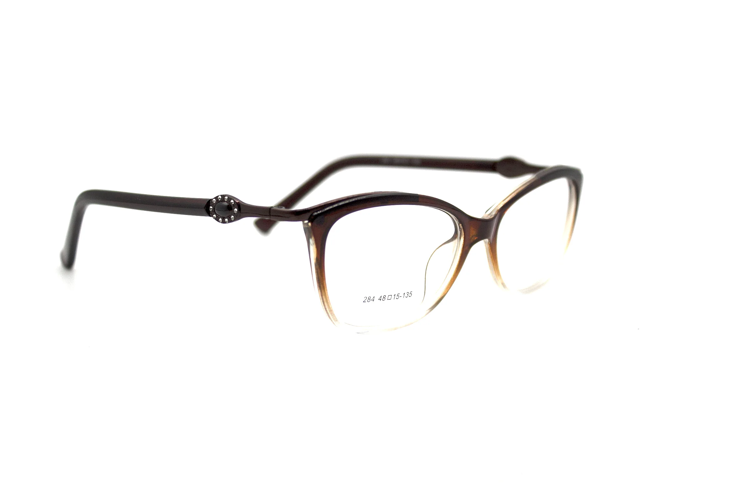 LuckTime классические квадратные женские очки с оправой, повседневные модные очки для близорукости, оправы для очков по рецепту на удачу#284 - Цвет оправы: Brown