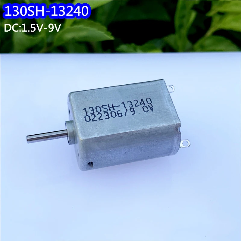 Мини 130 мотор 130SH 13240 DC 1 5 V 9V 3В 6V микро щетки драгоценного металла небольшой немой