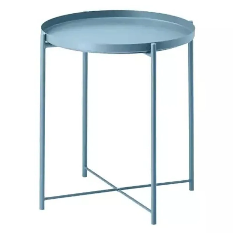 

Nordic Style Modern Metal Round Tray Small Tea Living Room Coffe Table Coffee Sofa Side Lounge Stylish Furniture Minimalist