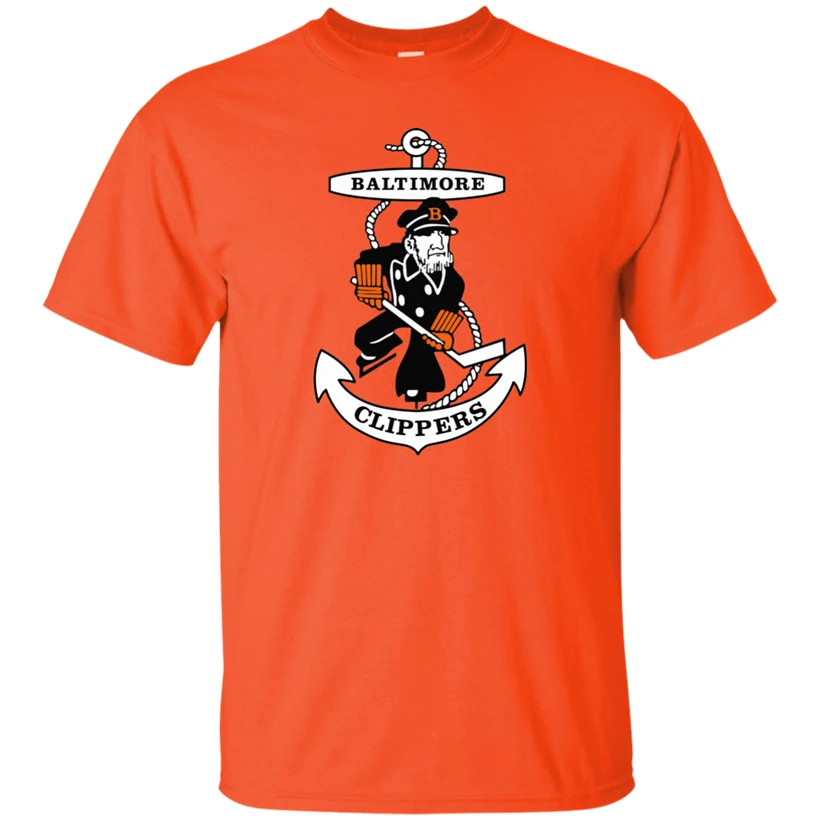 Baltimore Clippers AHL Hockey Retro 1970-х Throwback Jersey Logo Captain Tee Shirt забавные дизайнерские топы |