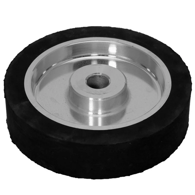 

Aluminum Core Rubber Polishing Wheel Plane 200 x 50 x 25.4mm Abrasive Belt Rubber Polishing Wheel Abrasive Belt Wheel Inner Hole