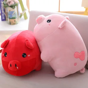 Yangzhou takara tomy hui новогодняя подушка с принтом свиньи, талисман, подарок, подушка с изображением счастливой свиньи, добавить логотип