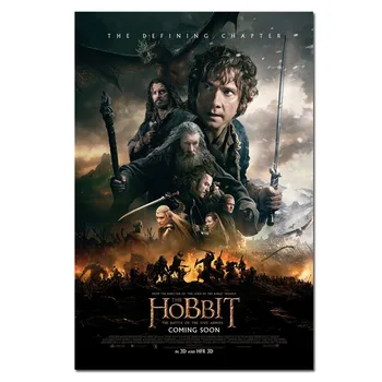 

Large Hobbit Poster Part 3 Movie Silk Posters Prints Large Picture 40x60cm 60x90cm Home Bedroom Bar Decor Dragon Cloth Wall Art