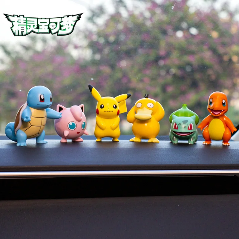子供のための本物のポケモンフィギュア ピカチュウ チャマーpsypodle ゼニガメ ゼニガメ フシギダネ ブラ アニメのおもちゃ 子供のためのギフト Aliexpress