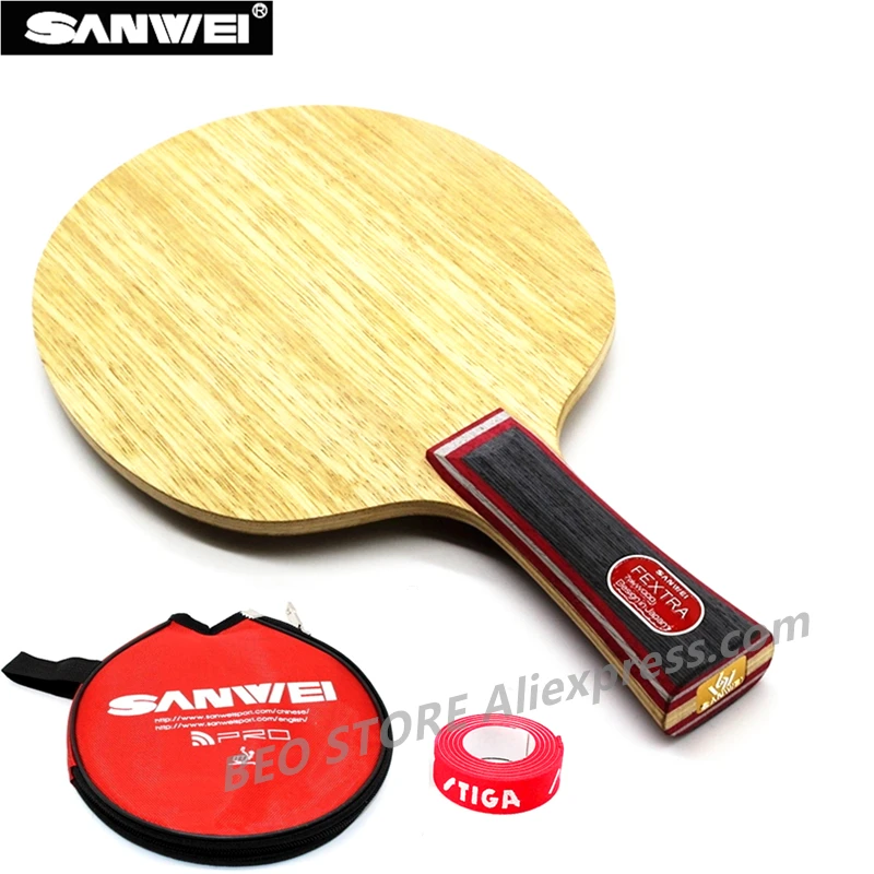 Sanwei Fextra Euro Chop table tennis blade for Power Defensive Style. 