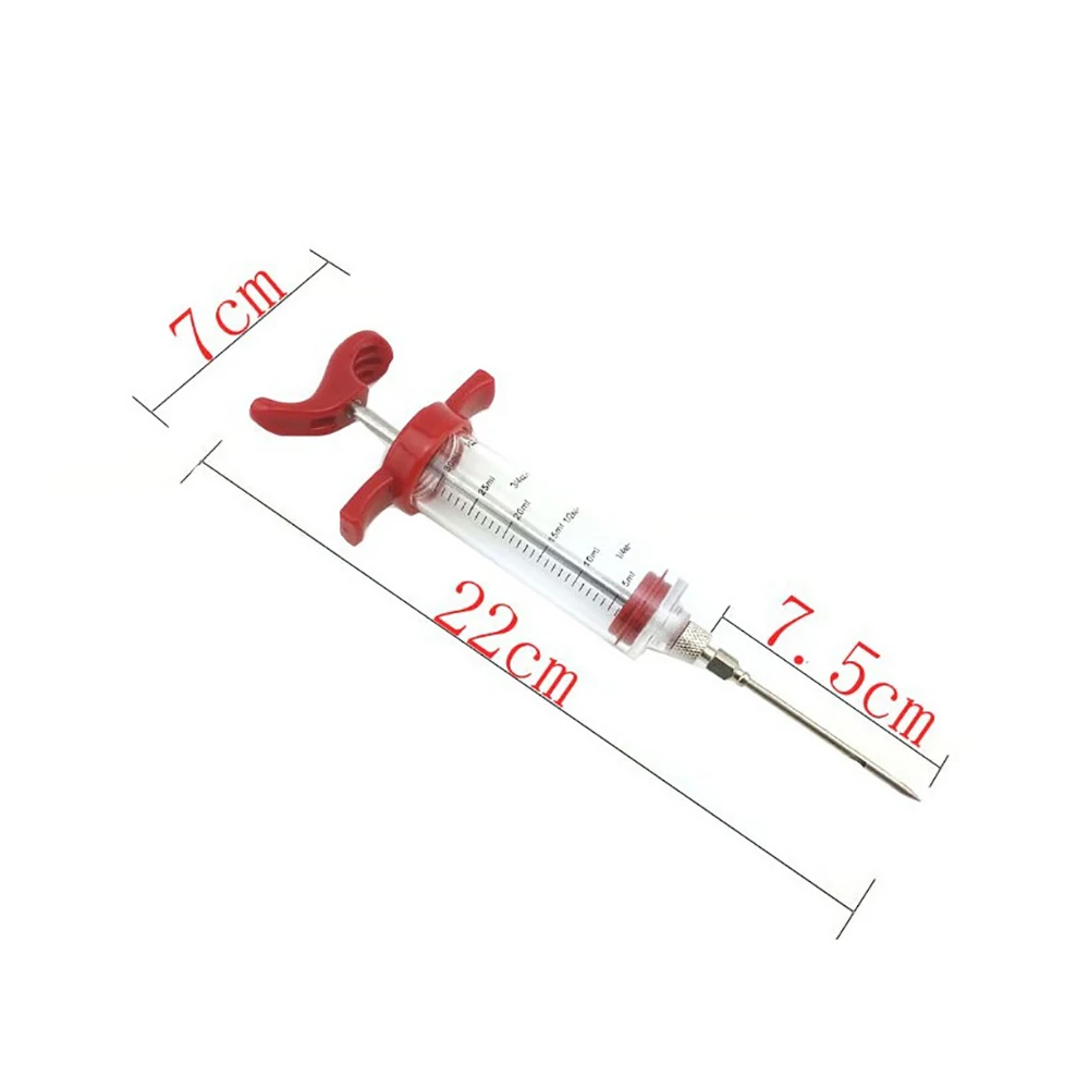 Нержавеющая сталь иглы кулинарный шприц для специй набор барбекю мясо распылитель аромата кухня приготовления соуса маринад аксессуары хорошее качество