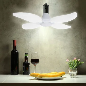 

E27 112LED Foldable Bulb Light 45W High Bright Constant Current Garage Lamp Adjustable Led Bulb