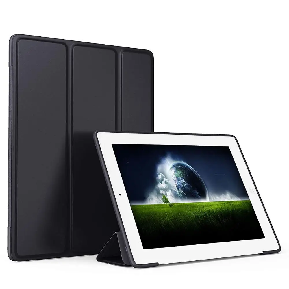 Кожаный чехол подставка для iPad 2 3 4 противоударный|Чехлы планшетов и электронных