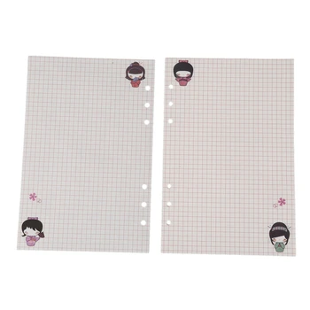 

A5 Cute colorful diary refills spiral notebook replace color core loose leaf stationery gift school planner ring binder paper