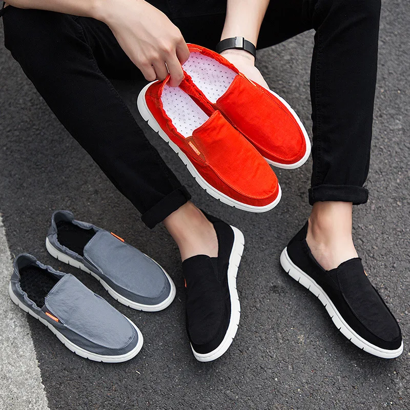 

Men Driving Shoes 1275 New Style Fashion Foot Covering Versatile Casual Lazy Breathable MEN'S SHOES Thin Summer Peas Shoe
