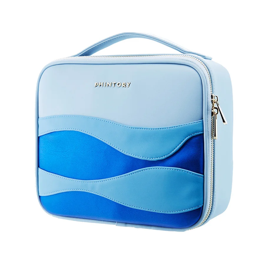 

Physintry Net Red Professional Make-up Bag For Women Portable Portable Travel Sub Grid Simple Cosmetics Storage Bag