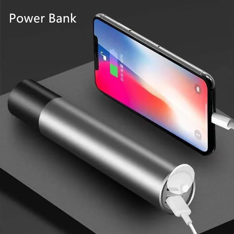 3 in 1 Mini Led Lighting+Power bank +Hidden Camera Infrared Detector Handheld Lens Detector for Hotel Bathroom
