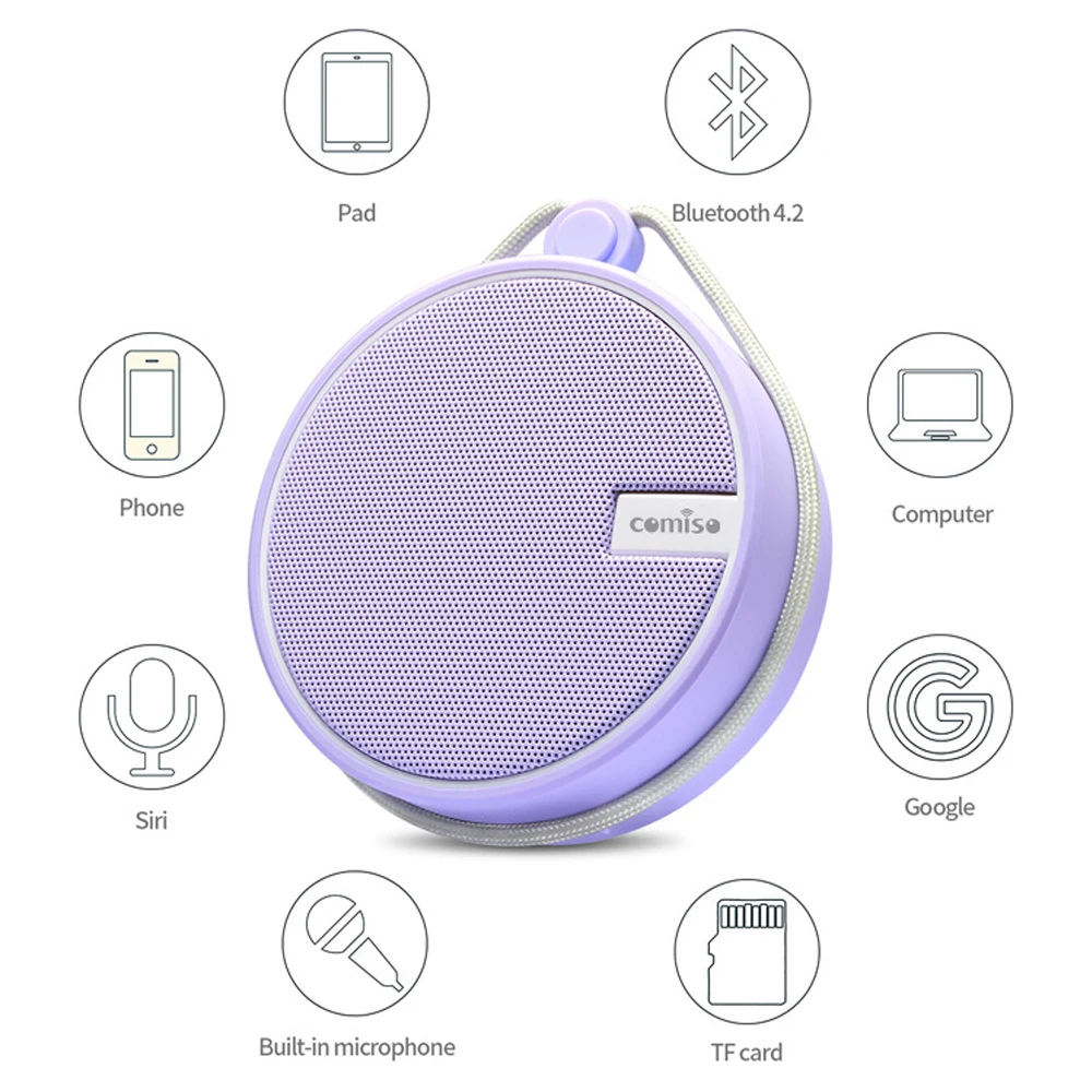 Мини портативный динамик беспроводной Bluetooth для телефона компьютера ноутбука s