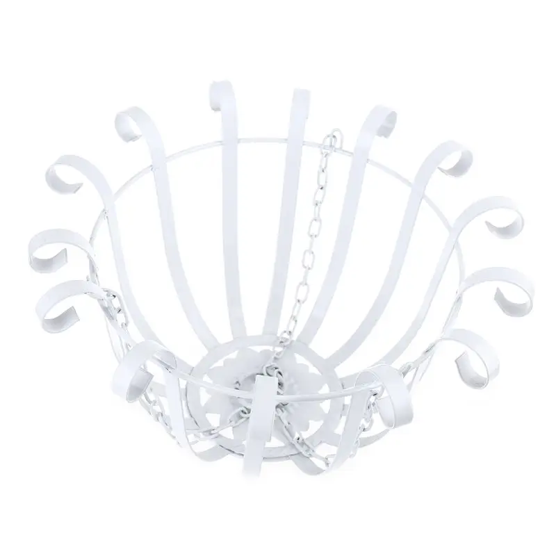 European Style Wall Hanging Flower Pot Support Bracket Hook Iron Hanger Plants Holder Balcony Home Decoration