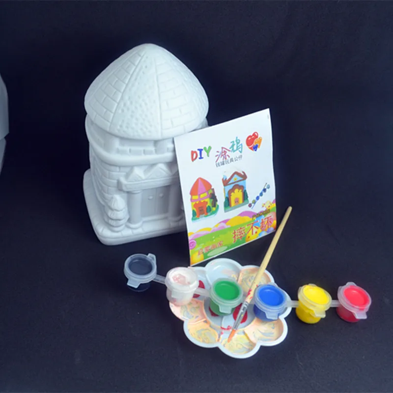 Стиль DIY обучающий конструктор Кукла Граффити экологически чистый ПВХ 6-цветной рисунок динозавра High-End Детский подарок игрушка