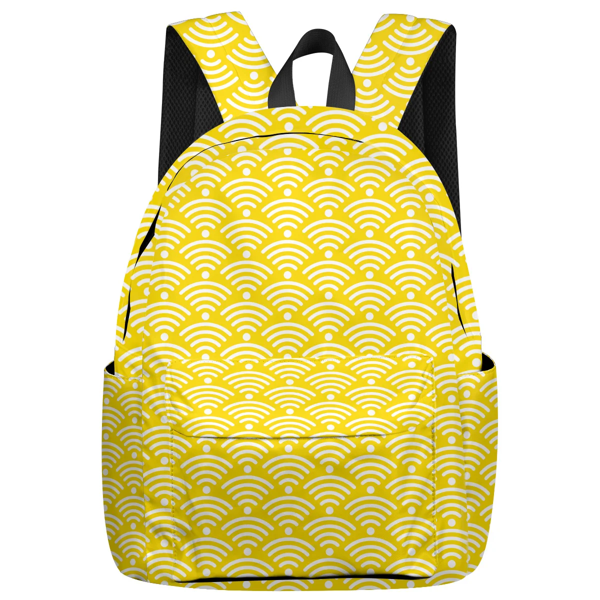 

Japanese Wave Pattern Soft And Comfortable Fashion Backpacks National Flag Day Outdoor Backpack Business Daypack School Backpack