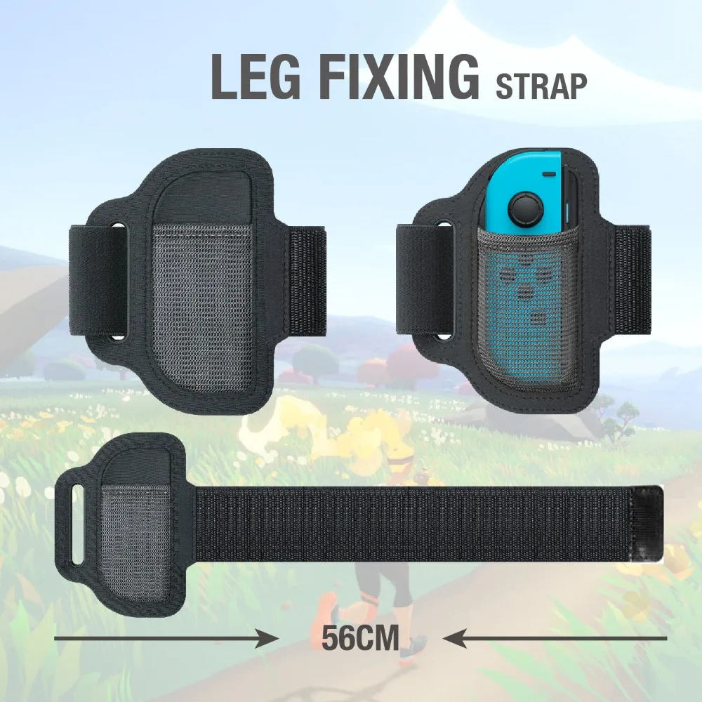 DATA FROG Adjustable Leg Strap Elastic Band Compatible-Nintendo