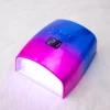 Magic Ice Flowers Colorful Cordless 48w UV LED Nail Lamp Wireless Charging Nail Lamp for Curing Gel Nail Polish Red Light LEDs 5