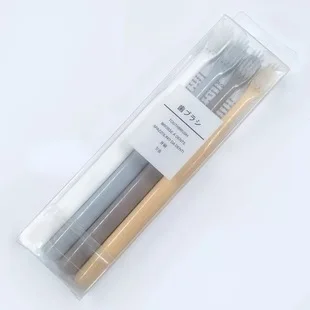 Японский стиль MUJI Стиль Знаменитостей мягкая Щетинная Зубная щетка головка зубная щетка Wechat бизнес 4 Кристалл в коробке Производитель